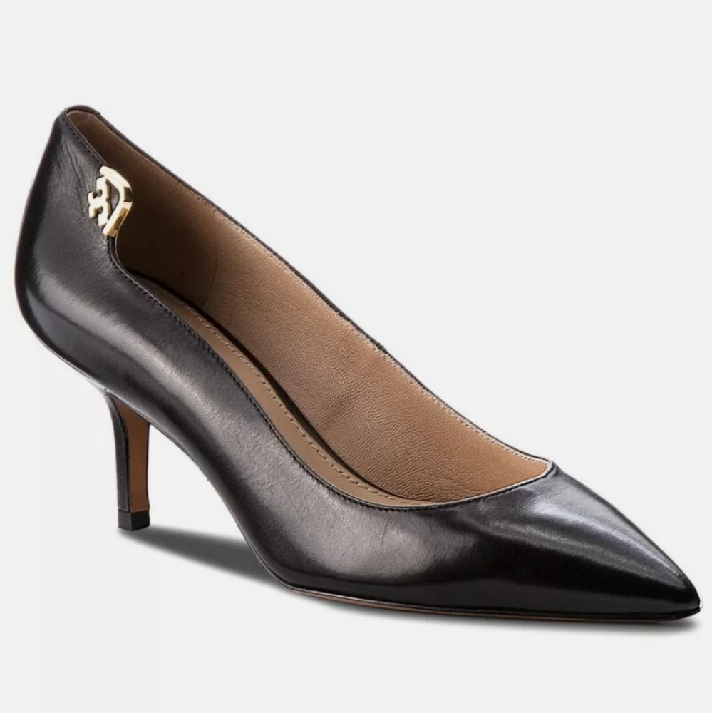 NEW Tory Burch black heels 8.5